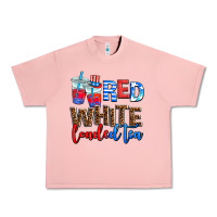 Salmon Red white loaded tea Urban Heavy Tee - AdoDesignShop