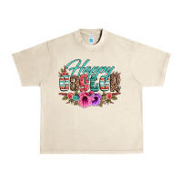 Sandshell happy easter western floral serape leopard Urban Heavy Tee - Jasminsmagicworld