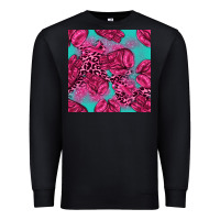 Black breast cancer seamless pattern Premium Sweatshirt - texasbilliewilder