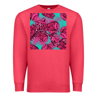 Cardinal breast cancer seamless pattern Premium Sweatshirt - texasbilliewilder