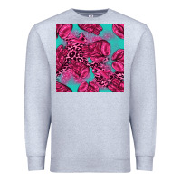 Heather Grey breast cancer seamless pattern Premium Sweatshirt - texasbilliewilder