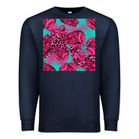 Navy breast cancer seamless pattern Premium Sweatshirt - texasbilliewilder