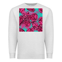 Oatmeal Heather breast cancer seamless pattern Premium Sweatshirt - texasbilliewilder