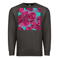Smoke breast cancer seamless pattern Premium Sweatshirt - texasbilliewilder