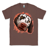 Chestnut dalmatians peach glitter background Classic Tee - Jasminsmagicworld