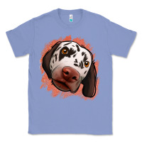 Colony Blue dalmatians peach glitter background Classic Tee - Jasminsmagicworld