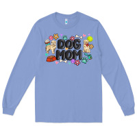 Colony Blue dog mom Long Sleeve Tee - MaliasSmallBusiness
