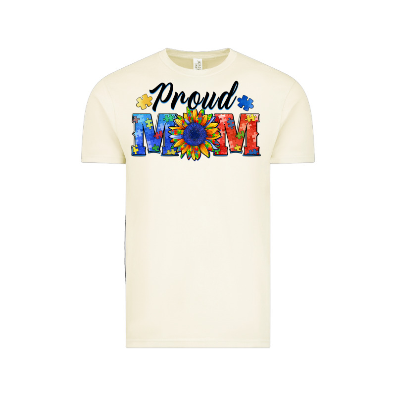 Proud Mom Autism Vintage Tee by BarkalooDesign | Teevron
