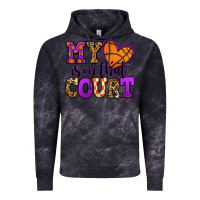 Cloud Black my heart is on that court basketball Vintage Hoodie - Jasminsmagicworld