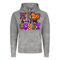 Cloud Rock my heart is on that court basketball Vintage Hoodie - Jasminsmagicworld