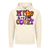 Vintage Artic my heart is on that court basketball Vintage Hoodie - Jasminsmagicworld