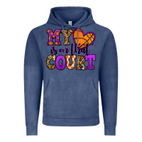 Vintage Denim my heart is on that court basketball Vintage Hoodie - Jasminsmagicworld