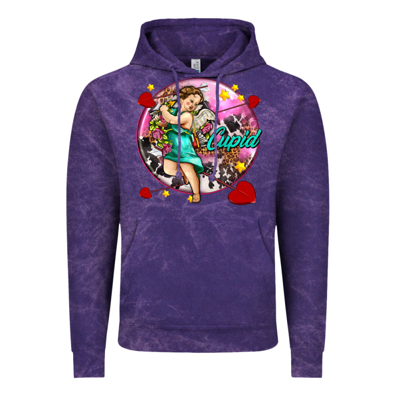 Cupid With Arrows And Stars Vintage Hoodie by AdoDesignShop | Teevron