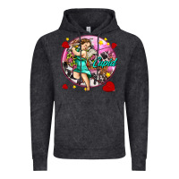 Vintage Black cupid with arrows and stars Vintage Hoodie - AdoDesignShop
