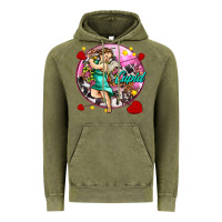 Vintage Olive cupid with arrows and stars Vintage Hoodie - AdoDesignShop