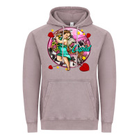 Vintage Zinc cupid with arrows and stars Vintage Hoodie - AdoDesignShop