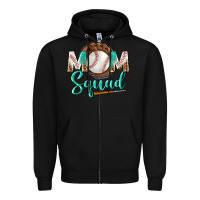 Black mom squad Zipper Hoodie - BundleAndBundleShop