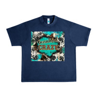 Navy western beautiful crazy Urban Heavy Tee - BarkalooDesign