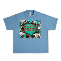 Pebble Blue western beautiful crazy Urban Heavy Tee - BarkalooDesign