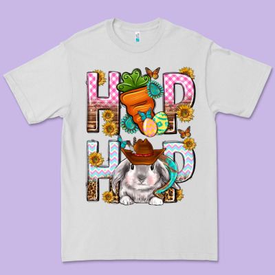 Western Hip Hop Bunny Premium Tee Designed By Neo Western