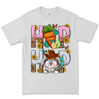 Dove Grey Western Hip hop Bunny Premium Tee - Neo Western