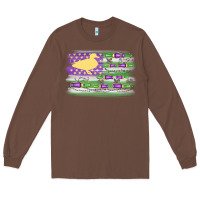 Chestnut mardi gras duck call flag Long Sleeve Tee - MaliasSmallBusiness