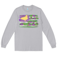 Moon Dust mardi gras duck call flag Long Sleeve Tee - MaliasSmallBusiness