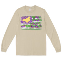 Mushroom mardi gras duck call flag Long Sleeve Tee - MaliasSmallBusiness
