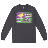 Smoke mardi gras duck call flag Long Sleeve Tee - MaliasSmallBusiness