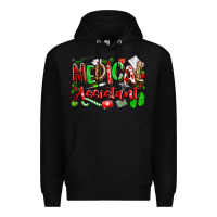 Black christmas medical assistant Premium Hoodie - texasbilliewilder