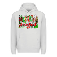 Dove Grey christmas medical assistant Premium Hoodie - texasbilliewilder