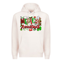 Pale Pink christmas medical assistant Premium Hoodie - texasbilliewilder