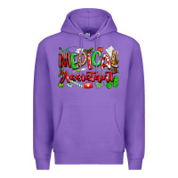 Purple christmas medical assistant Premium Hoodie - texasbilliewilder