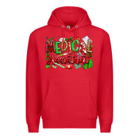Red christmas medical assistant Premium Hoodie - texasbilliewilder