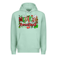 Seafoam christmas medical assistant Premium Hoodie - texasbilliewilder