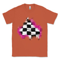 Copper race flag glitter patch Classic Tee - AdoDesignShop