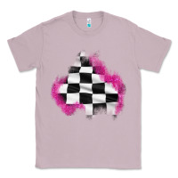 Lilac race flag glitter patch Classic Tee - AdoDesignShop