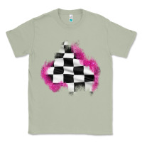Matcha race flag glitter patch Classic Tee - AdoDesignShop