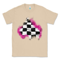 Mushroom race flag glitter patch Classic Tee - AdoDesignShop