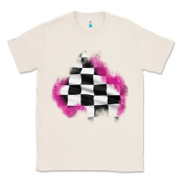 Natural race flag glitter patch Classic Tee - AdoDesignShop