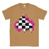 Toasted Coconut race flag glitter patch Classic Tee - AdoDesignShop
