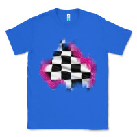 True Royal race flag glitter patch Classic Tee - AdoDesignShop