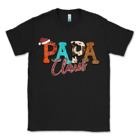 Black Papa Claus Classic Tee - CowhideDigitalArt
