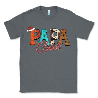 Charcoal Heather Papa Claus Classic Tee - CowhideDigitalArt