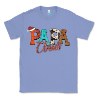 Colony Blue Papa Claus Classic Tee - CowhideDigitalArt