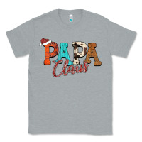 Heather Grey Papa Claus Classic Tee - CowhideDigitalArt