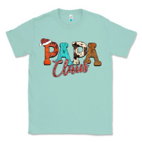 Seafoam Papa Claus Classic Tee - CowhideDigitalArt