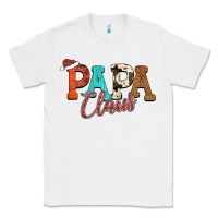 White Papa Claus Classic Tee - CowhideDigitalArt