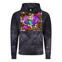 Cloud Black cupid and heart Vintage Hoodie - AdoDesignShop