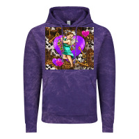 Cloud Purple cupid and heart Vintage Hoodie - AdoDesignShop